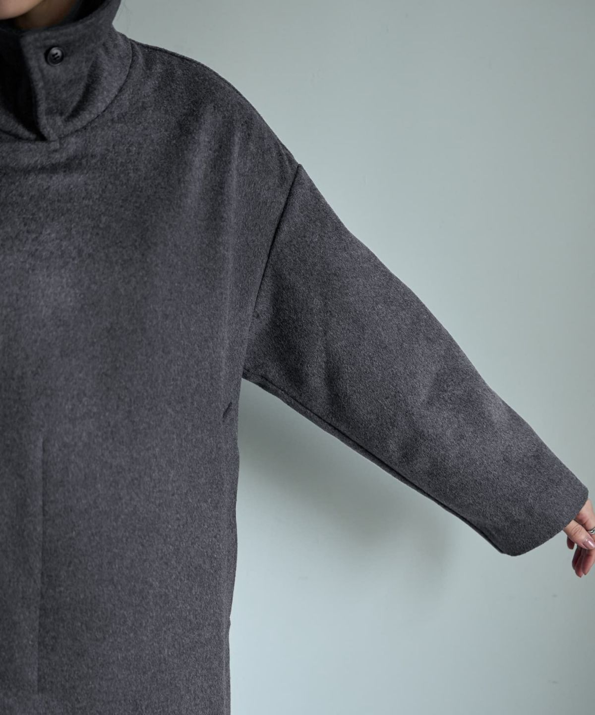 着用イメージ 166cm ダークグレー 02サイズ