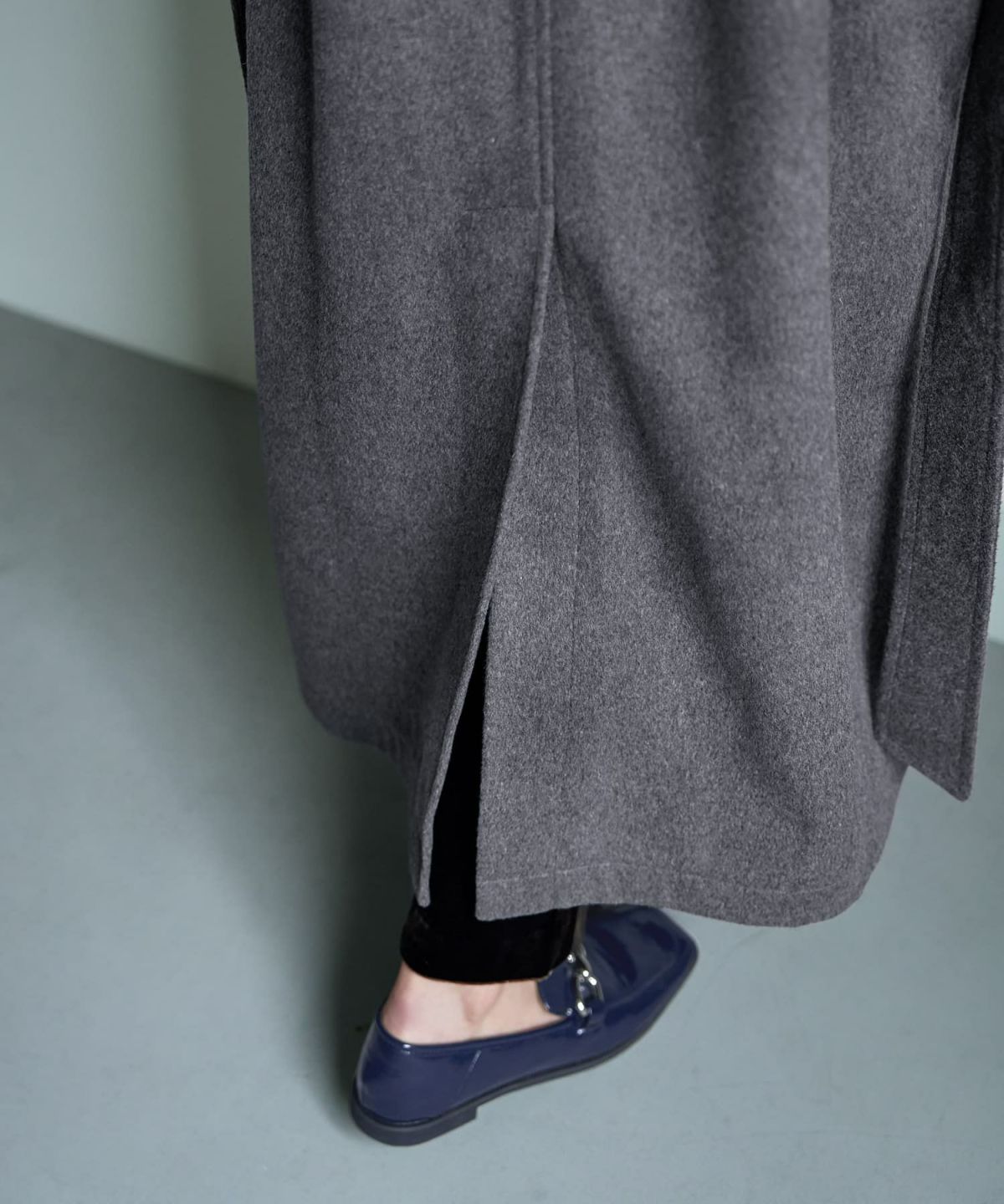 着用イメージ 166cm ダークグレー 02サイズ