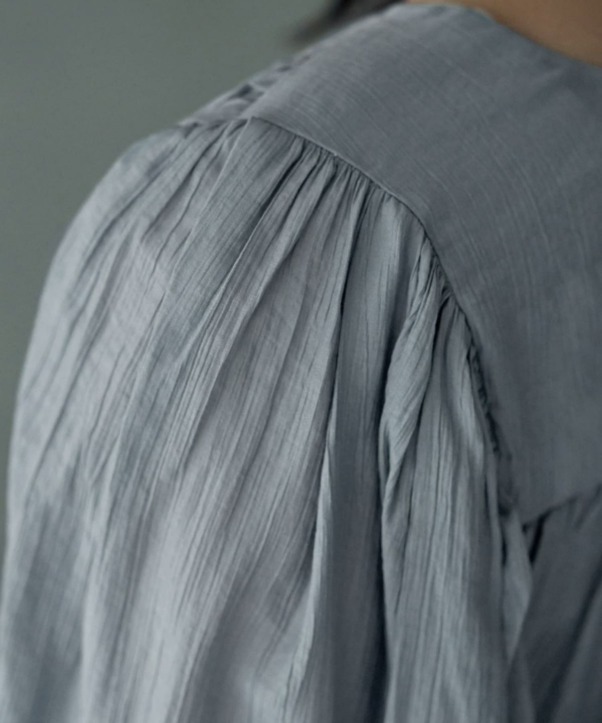 着用イメージ 166cm スモーキーブルー