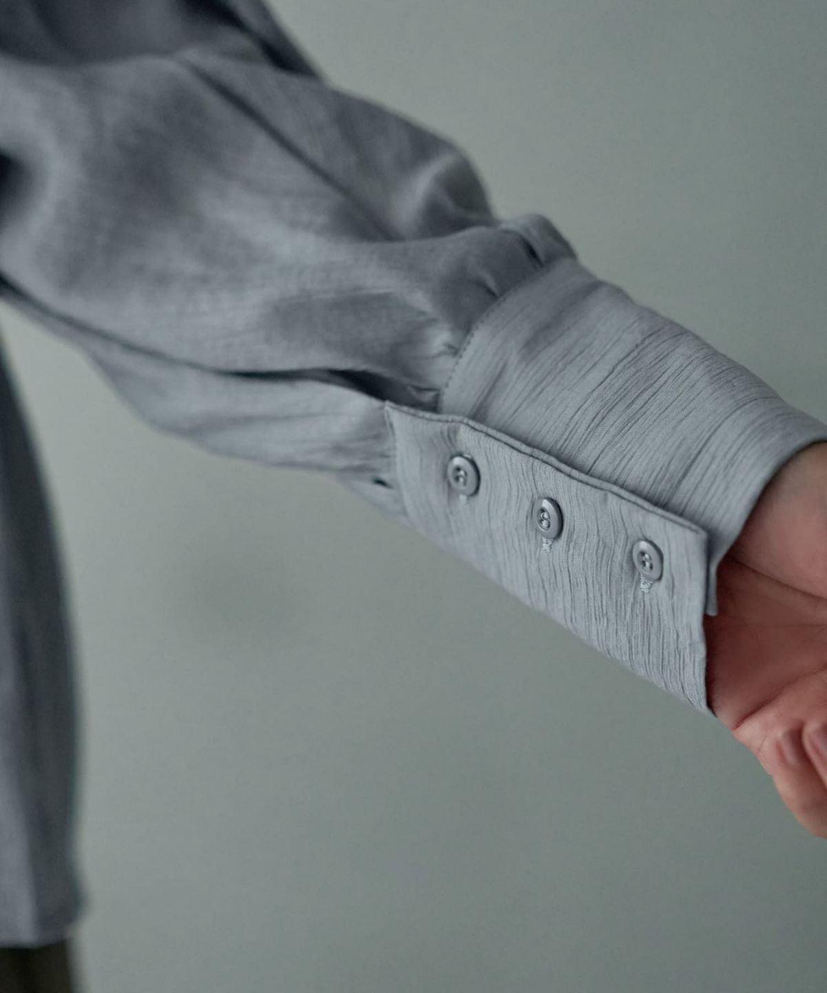 着用イメージ 166cm スモーキーブルー