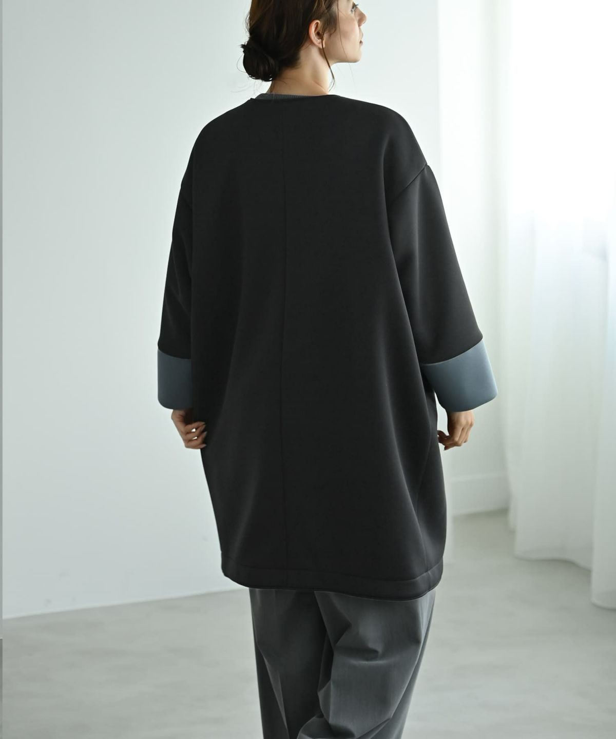 着用イメージ 170cm ブラック