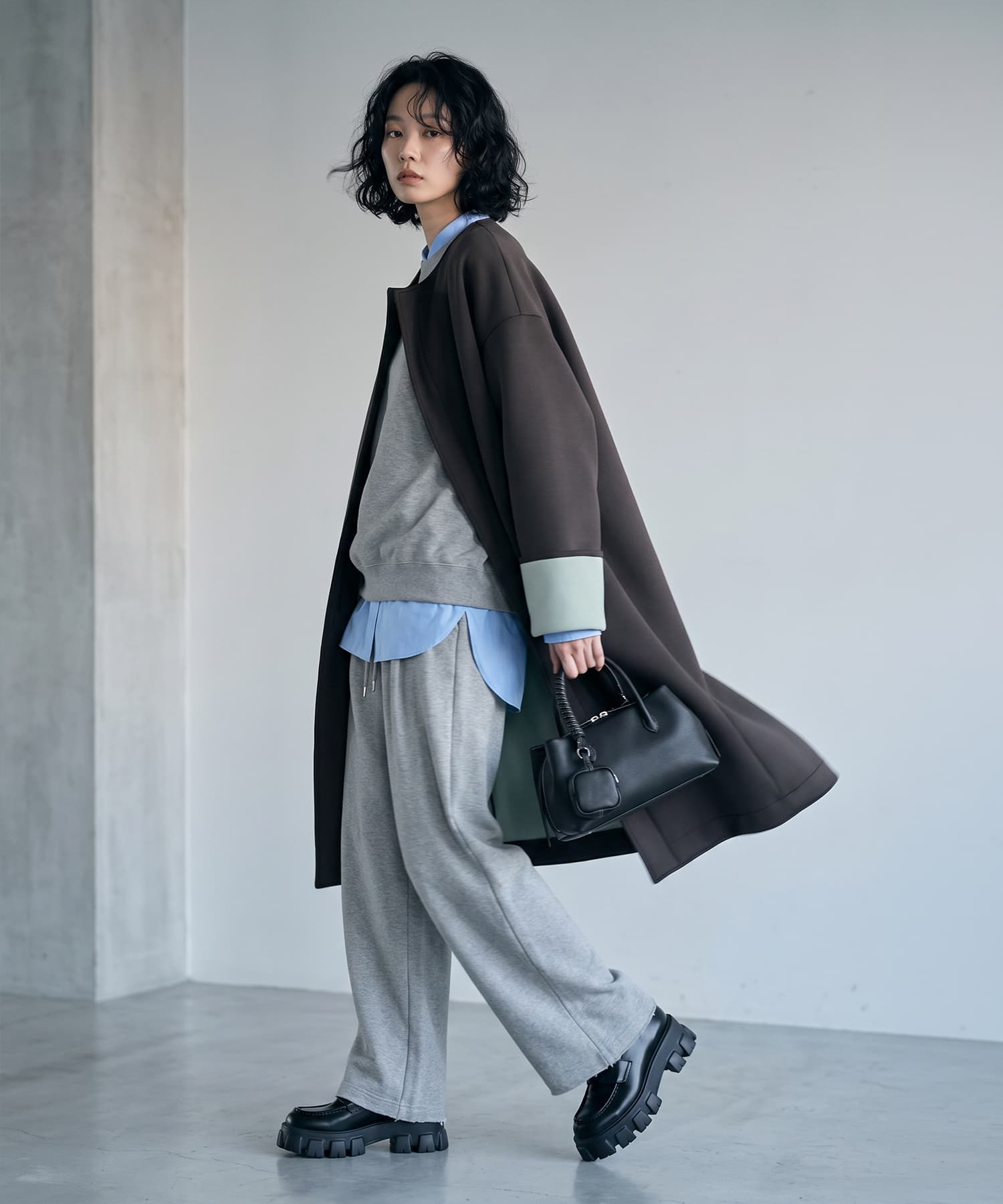 着用イメージ 170cm ブラック