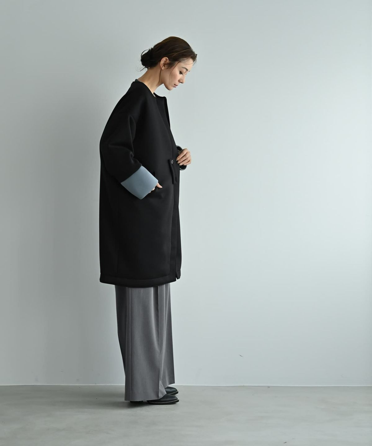 着用イメージ 170cm ブラック