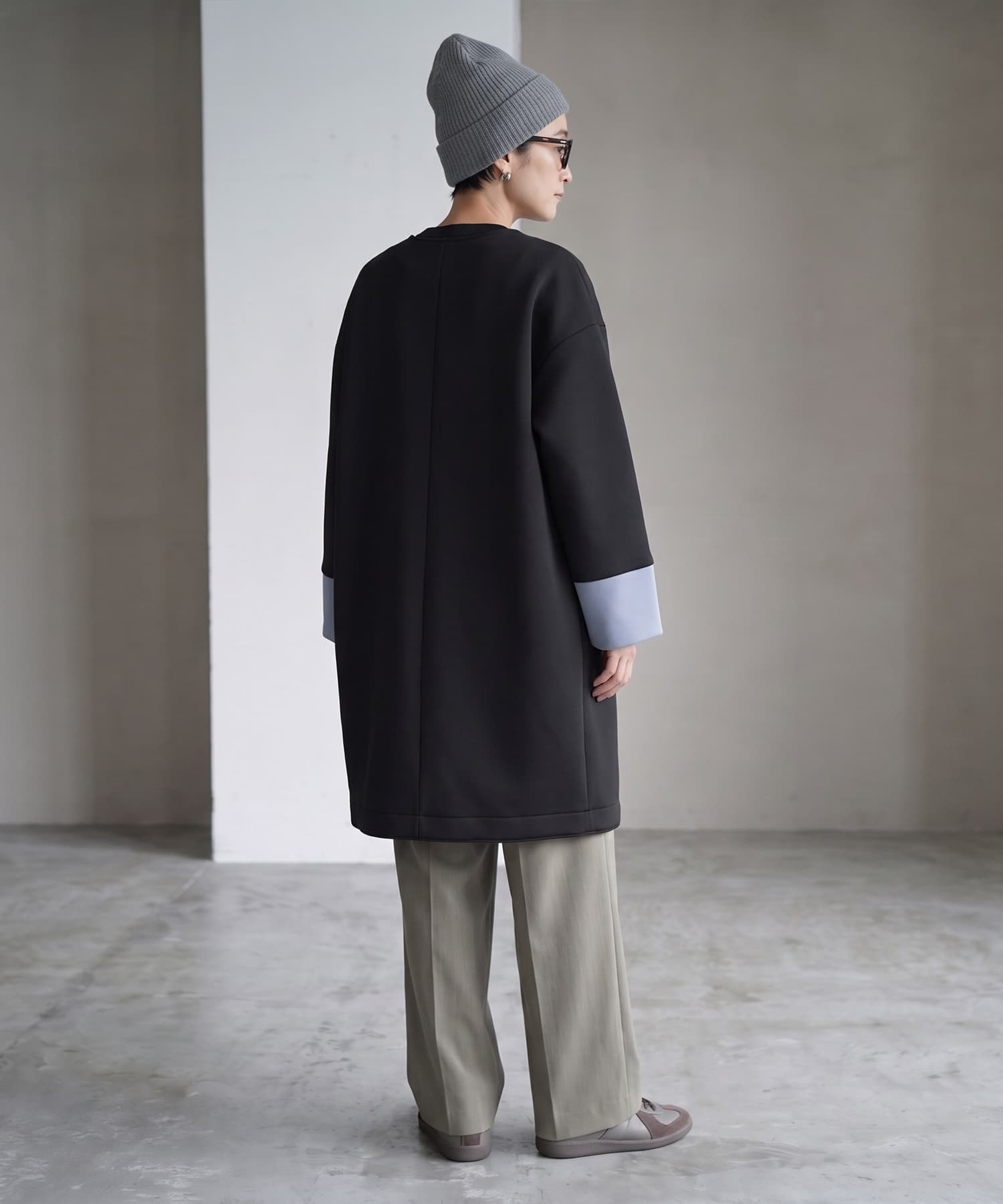 着用イメージ 170cm ブラック