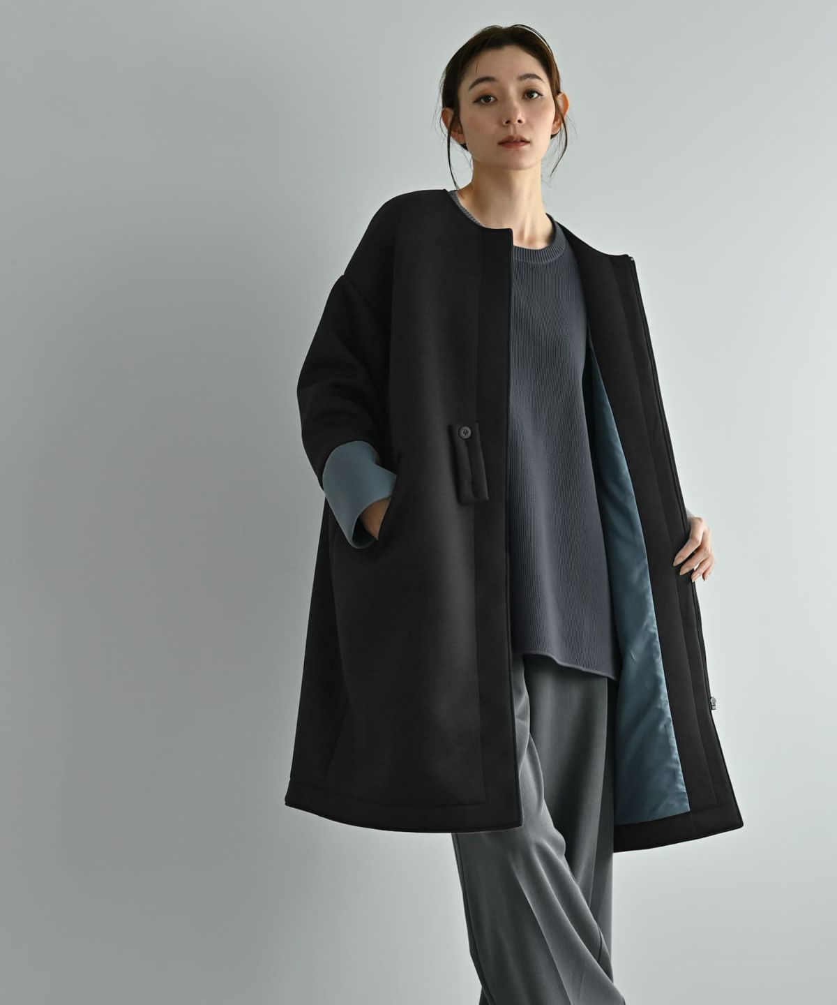 着用イメージ 170cm ブラック