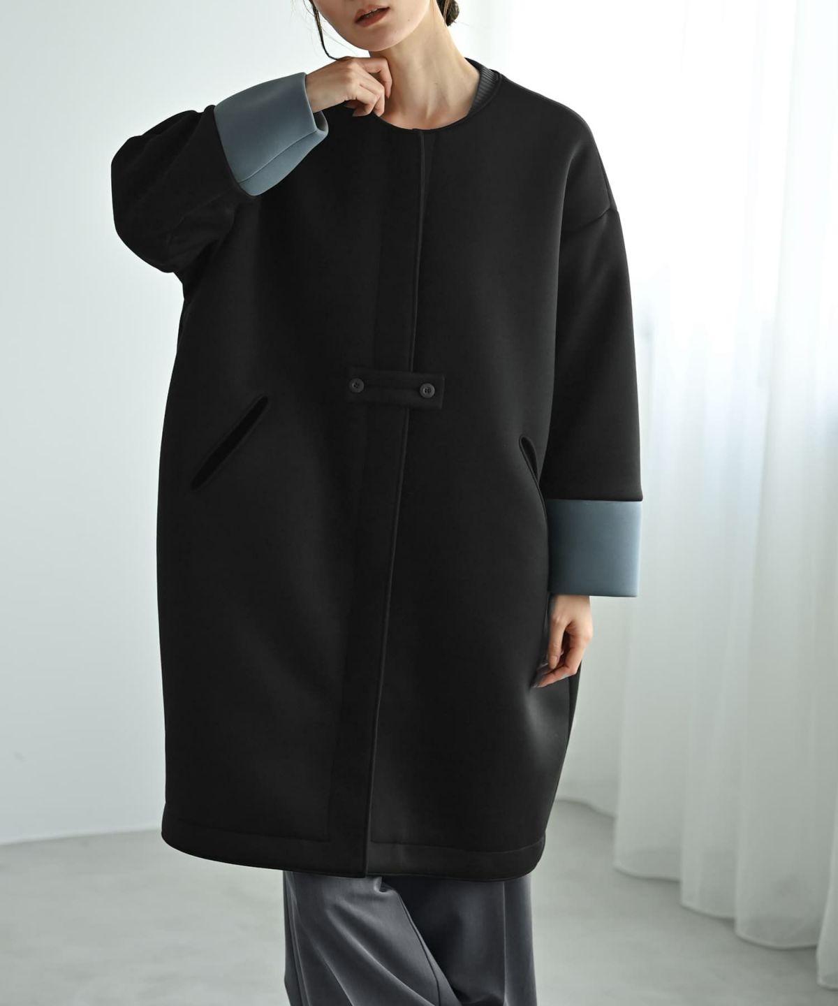着用イメージ 170cm ブラック