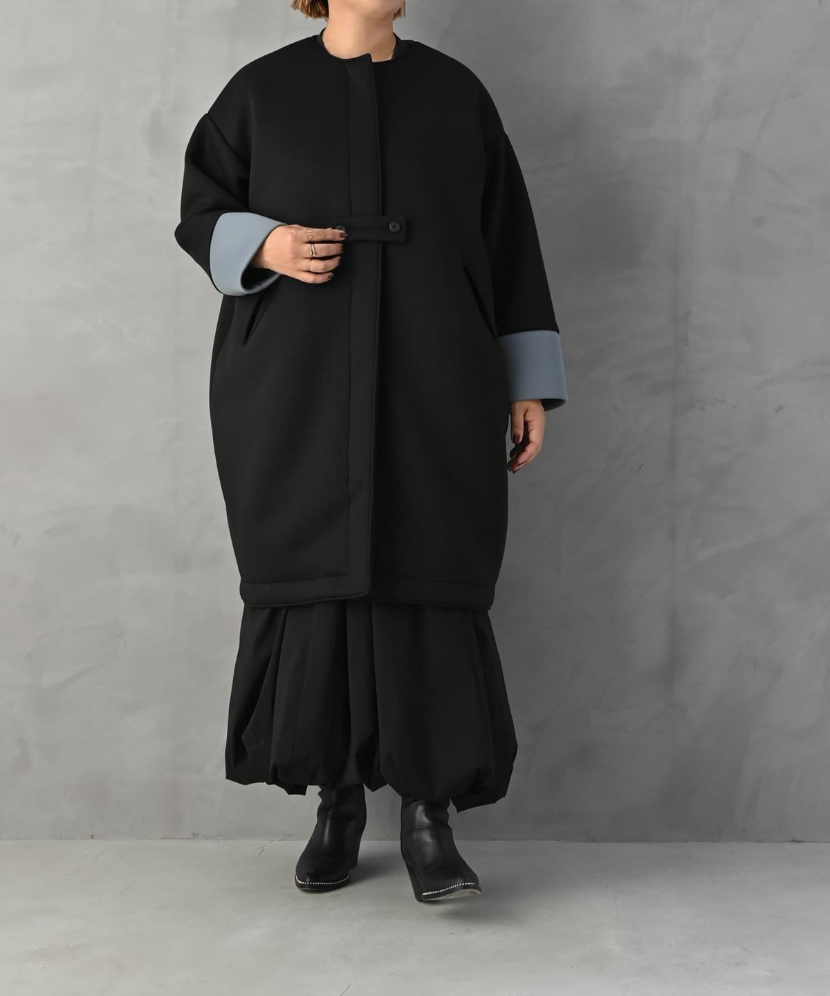  着用イメージ 163cm ブラック