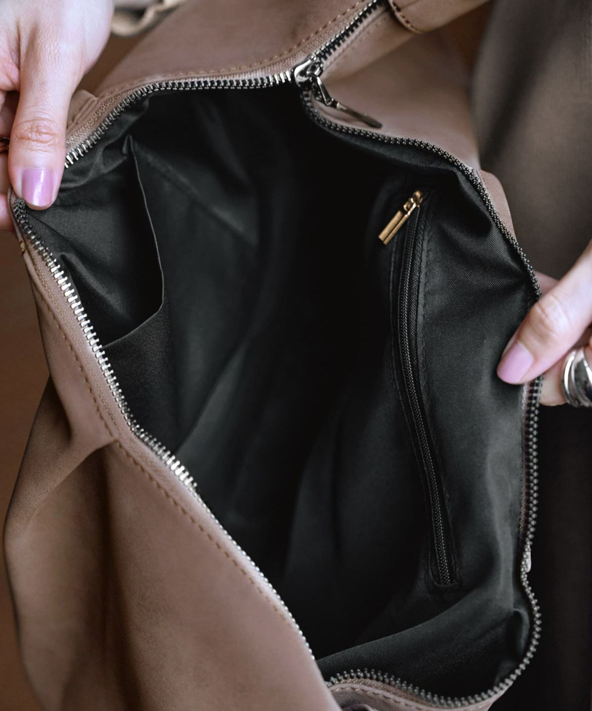 着用イメージ 166㎝　ブラウン