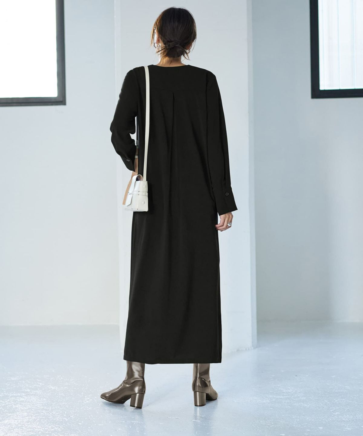 着用イメージ 166cm ブラック 02サイズ