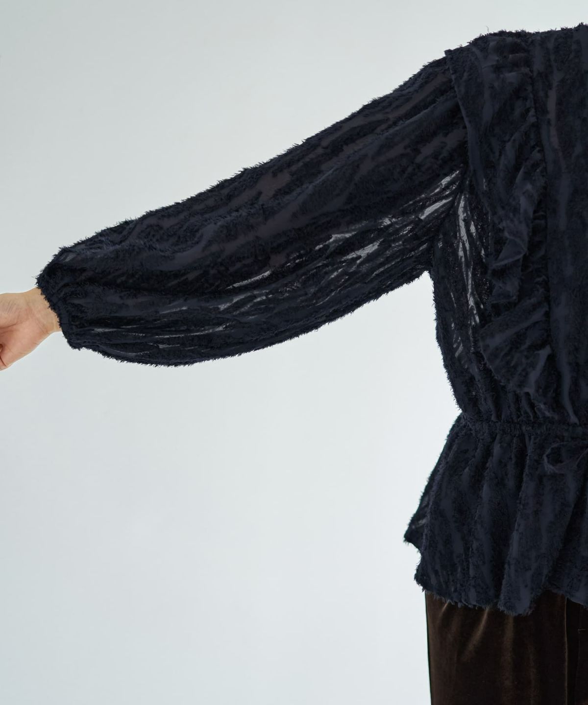 着用イメージ 166cm ネイビー