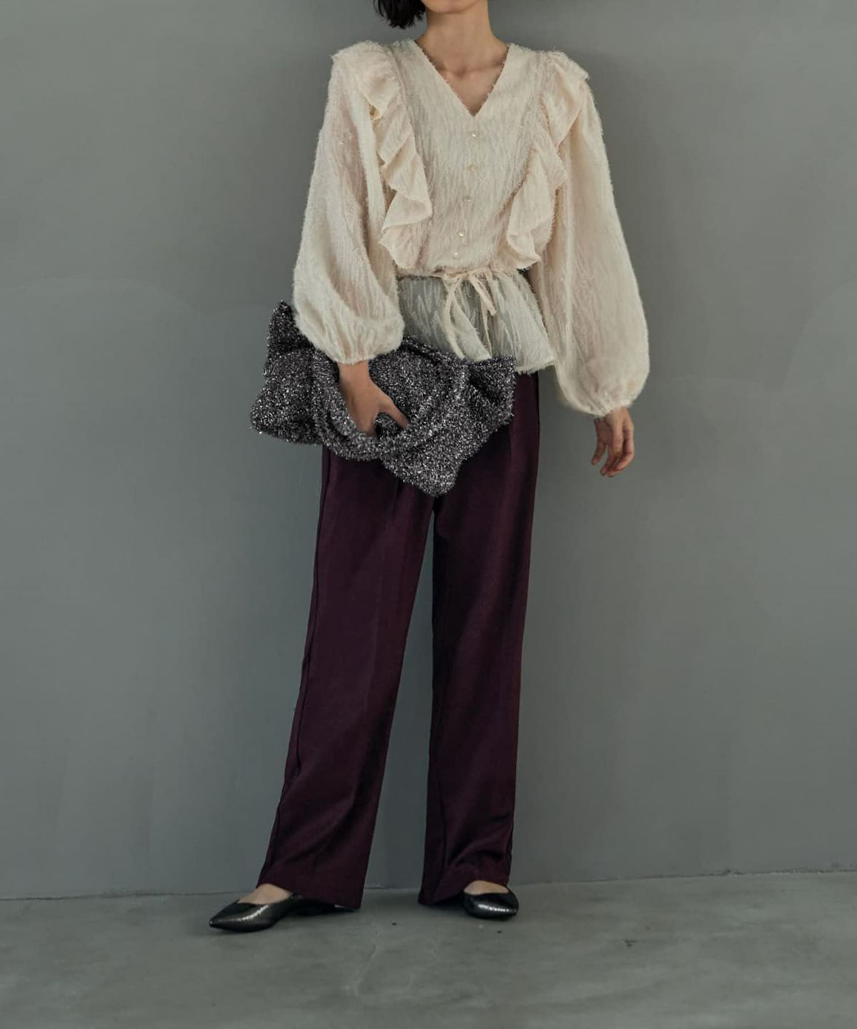 着用イメージ 165cm エクリュ