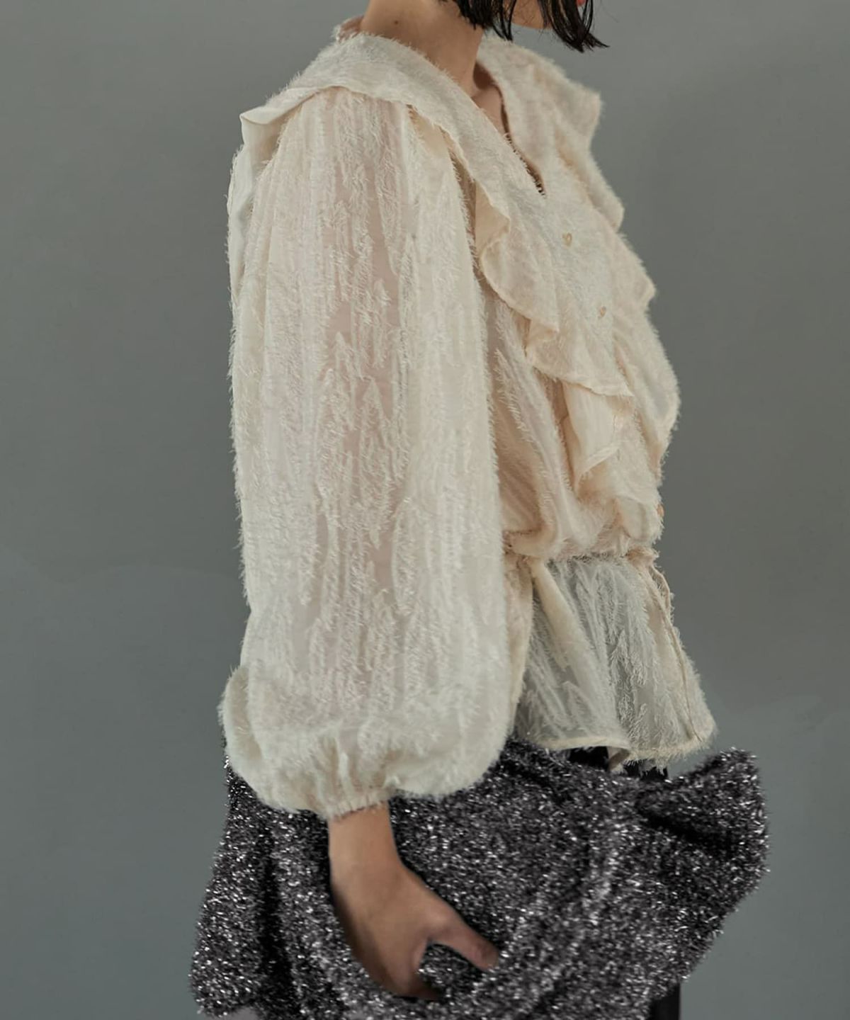 着用イメージ 165cm エクリュ