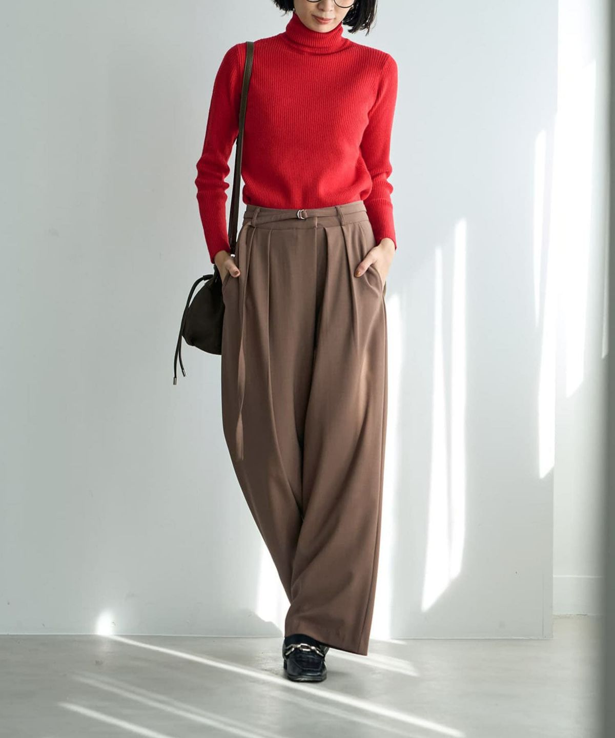 着用イメージ 165cm レッド