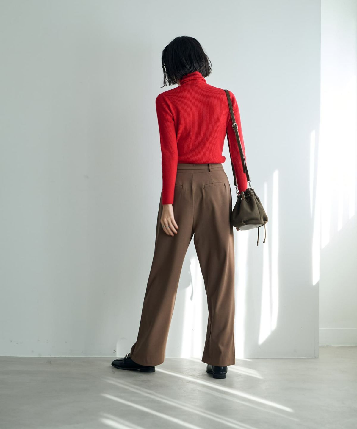 着用イメージ 165cm レッド