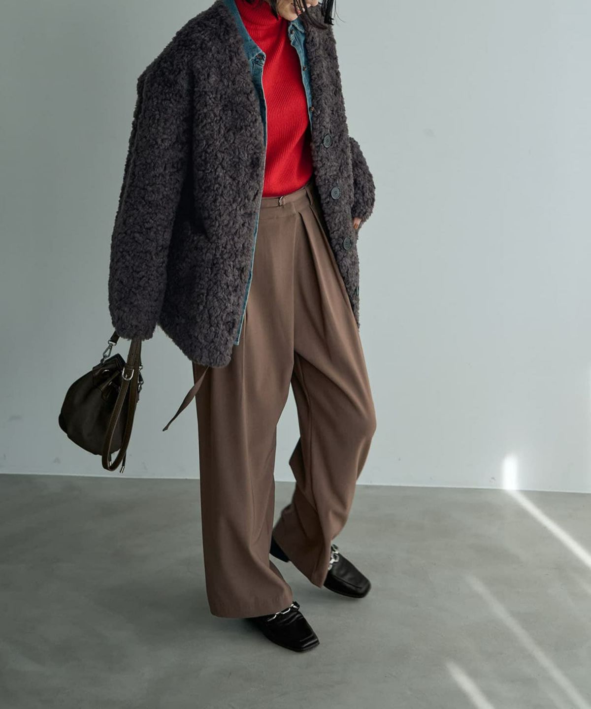 着用イメージ 165cm レッド