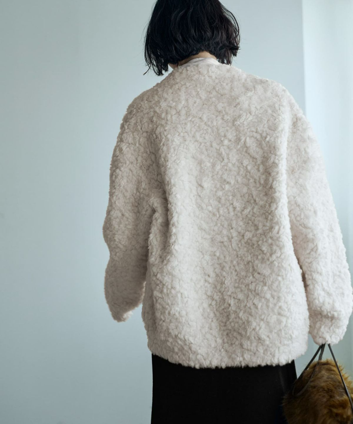 着用イメージ 165cm オフホワイト