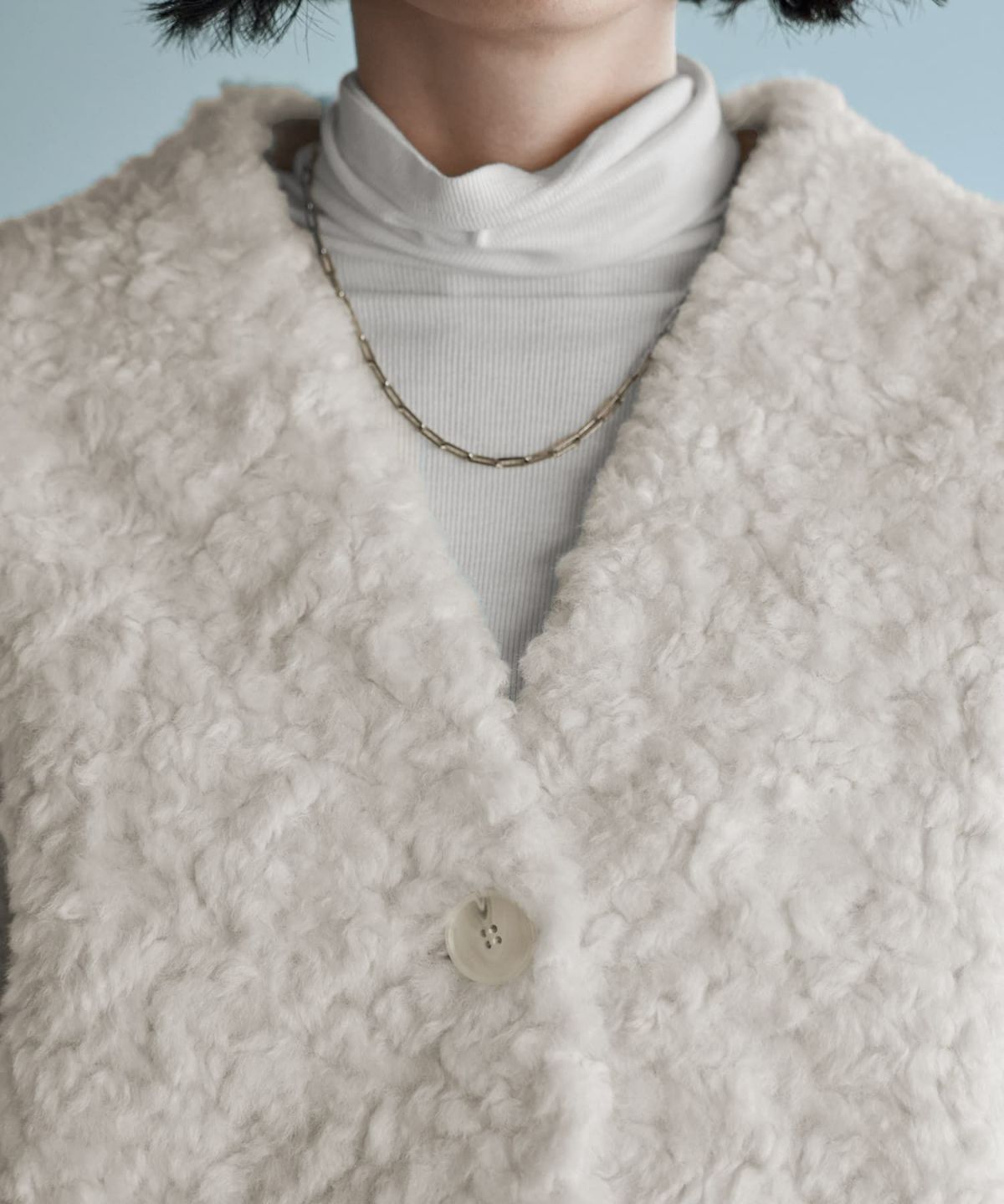 着用イメージ 165cm オフホワイト