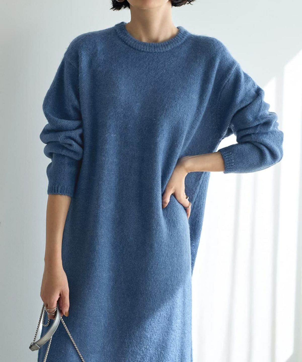 着用イメージ 165cm ブルー 02サイズ