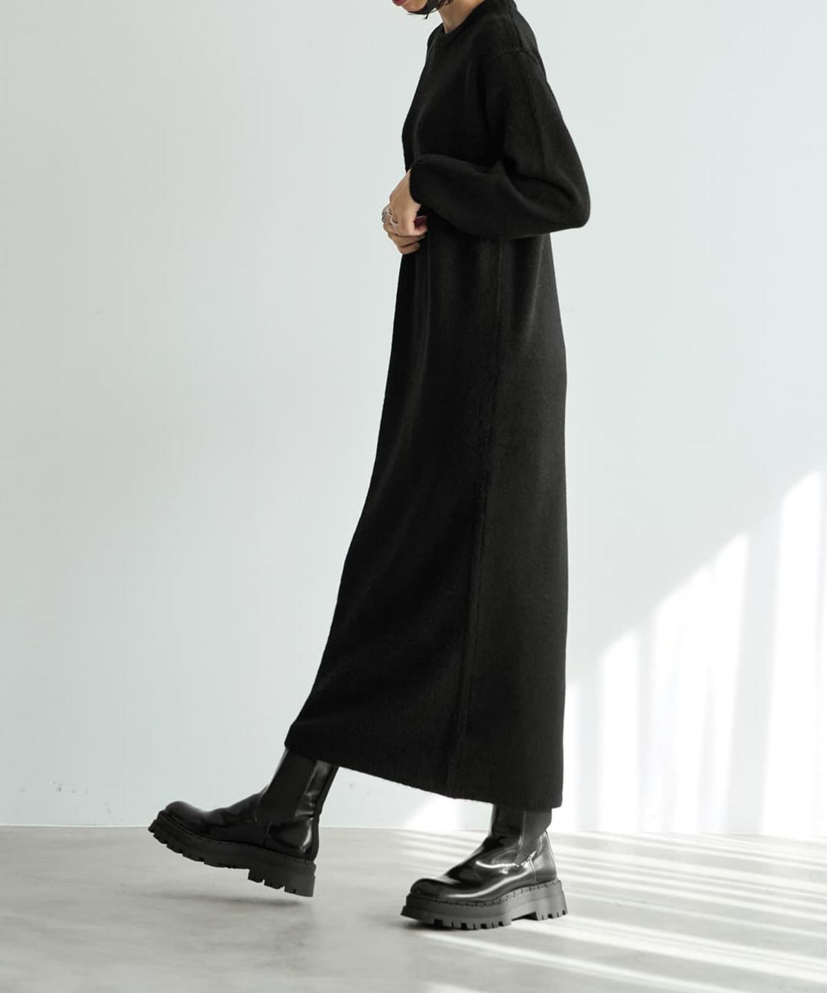 着用イメージ 165cm ブラック 02サイズ