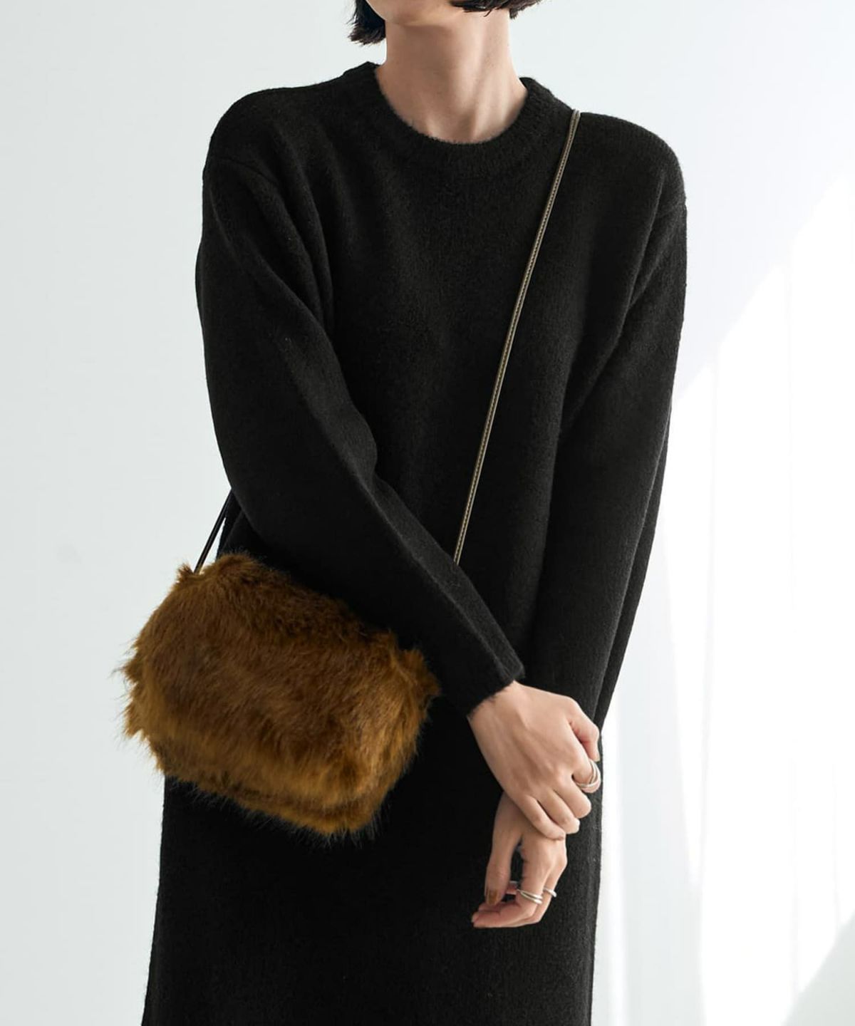 着用イメージ 165cm ブラック 02サイズ