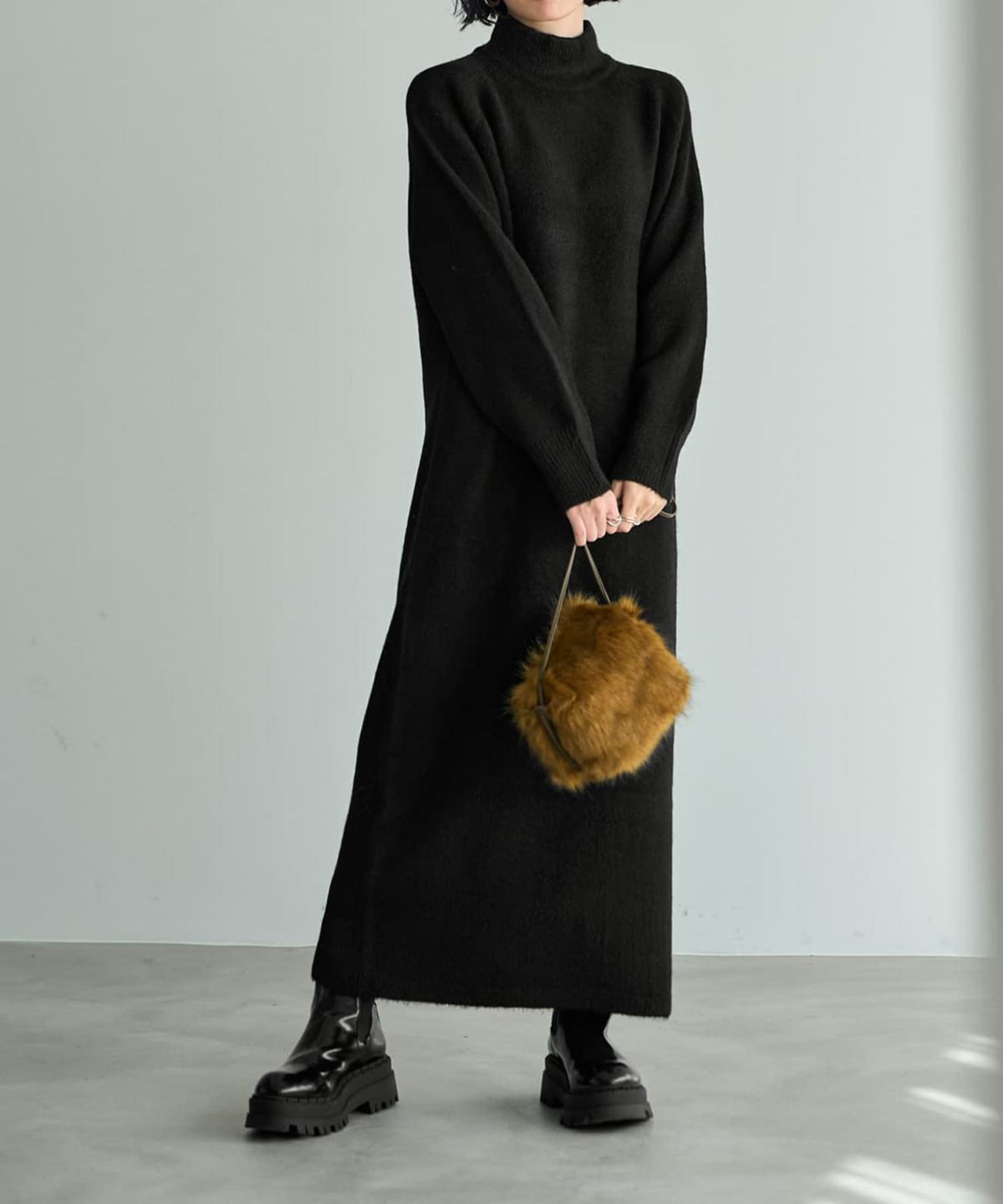 着用イメージ 165cm ブラック 02サイズ