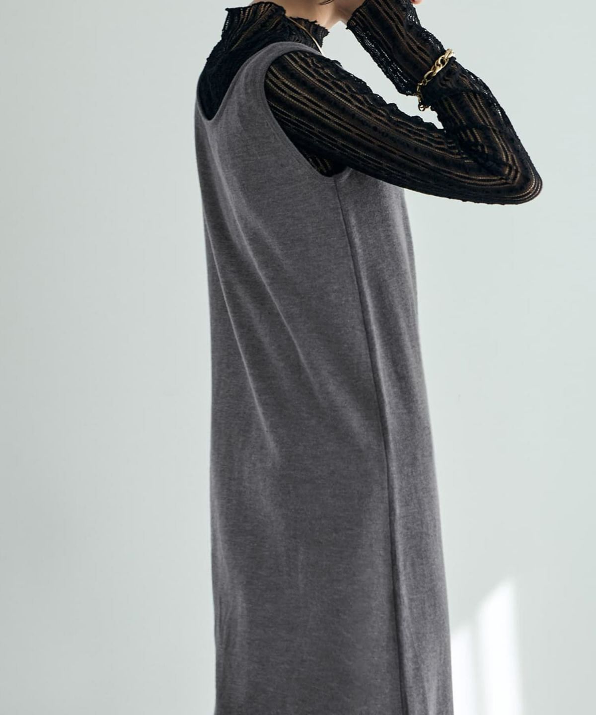 着用イメージ 165cm グレー