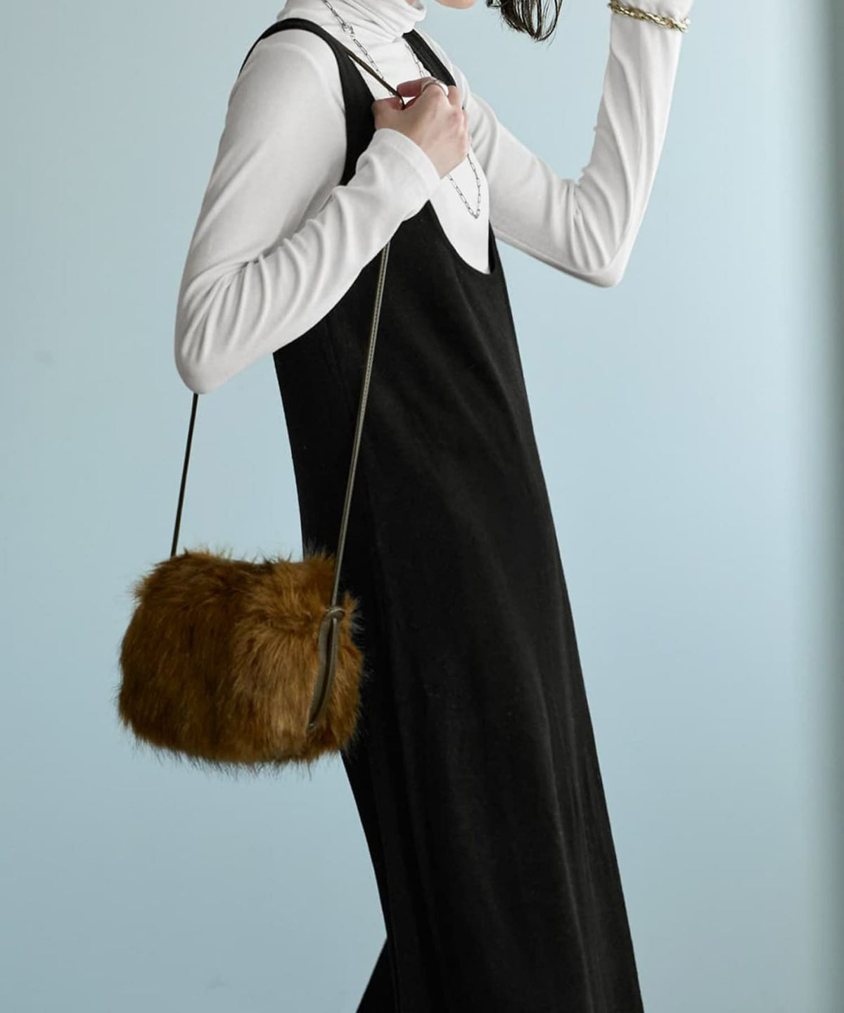 着用イメージ 165cm ブラック