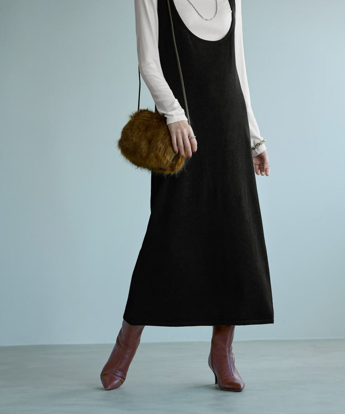 着用イメージ 165cm ブラック