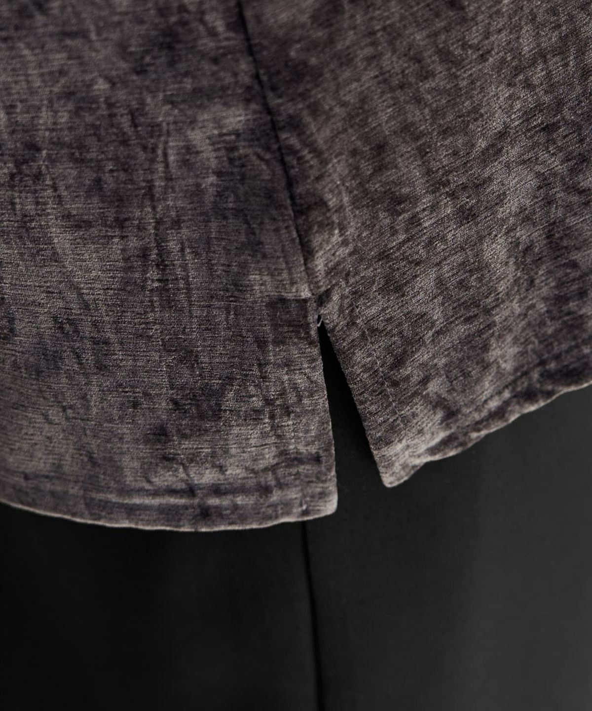 着用イメージ 167cm チャコール