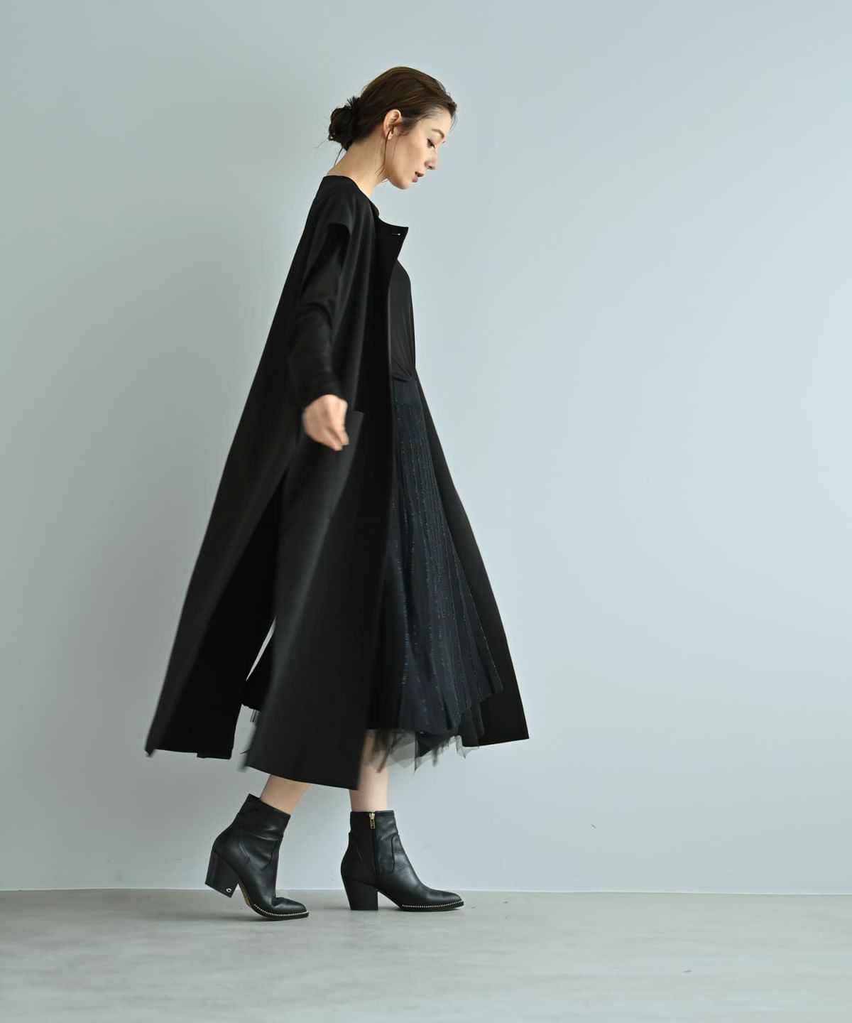 着用イメージ 170cm ブラック