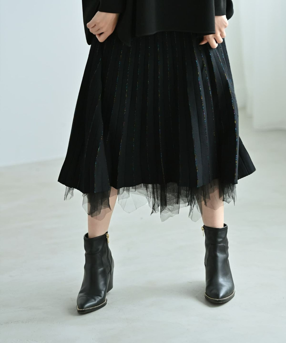 着用イメージ 170cm ブラック