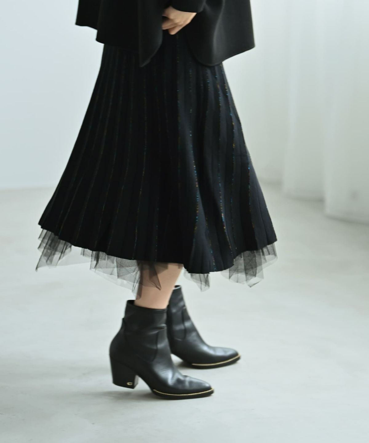 着用イメージ 170cm ブラック