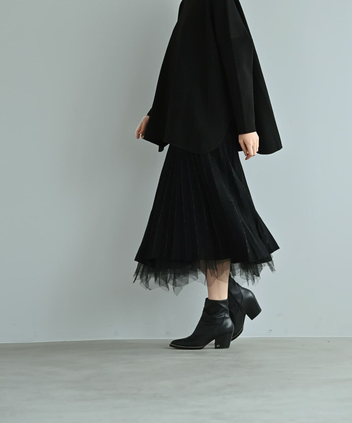 着用イメージ 170cm ブラック