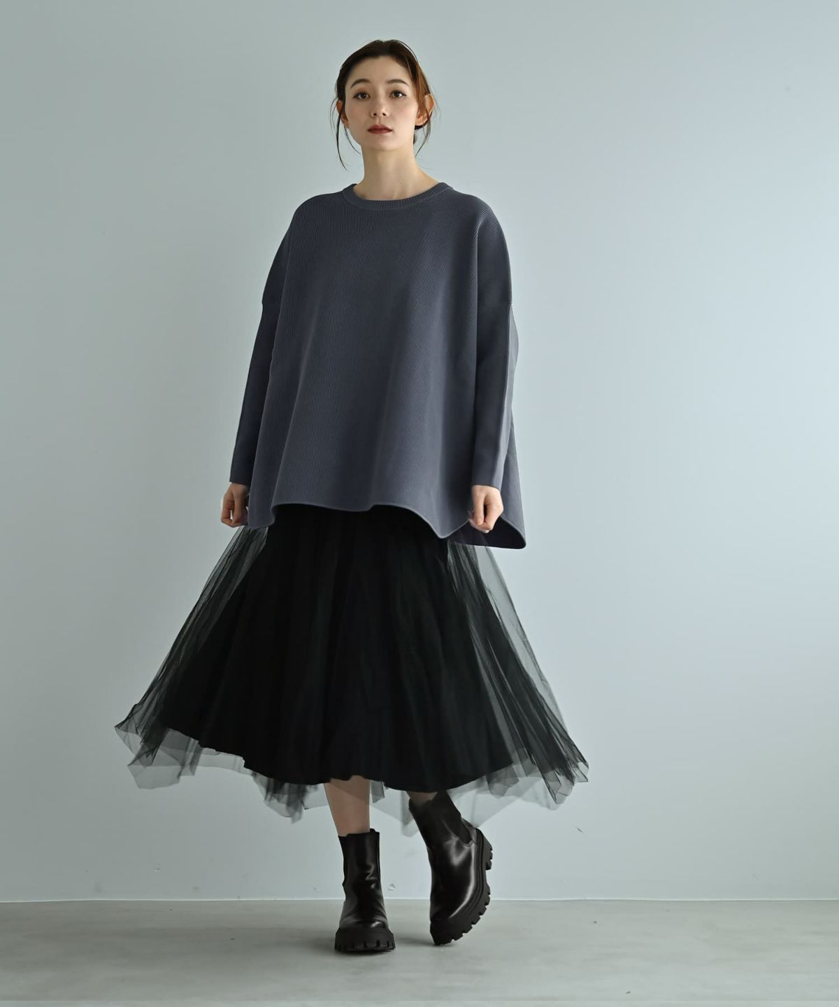 着用イメージ 170cm ブラック