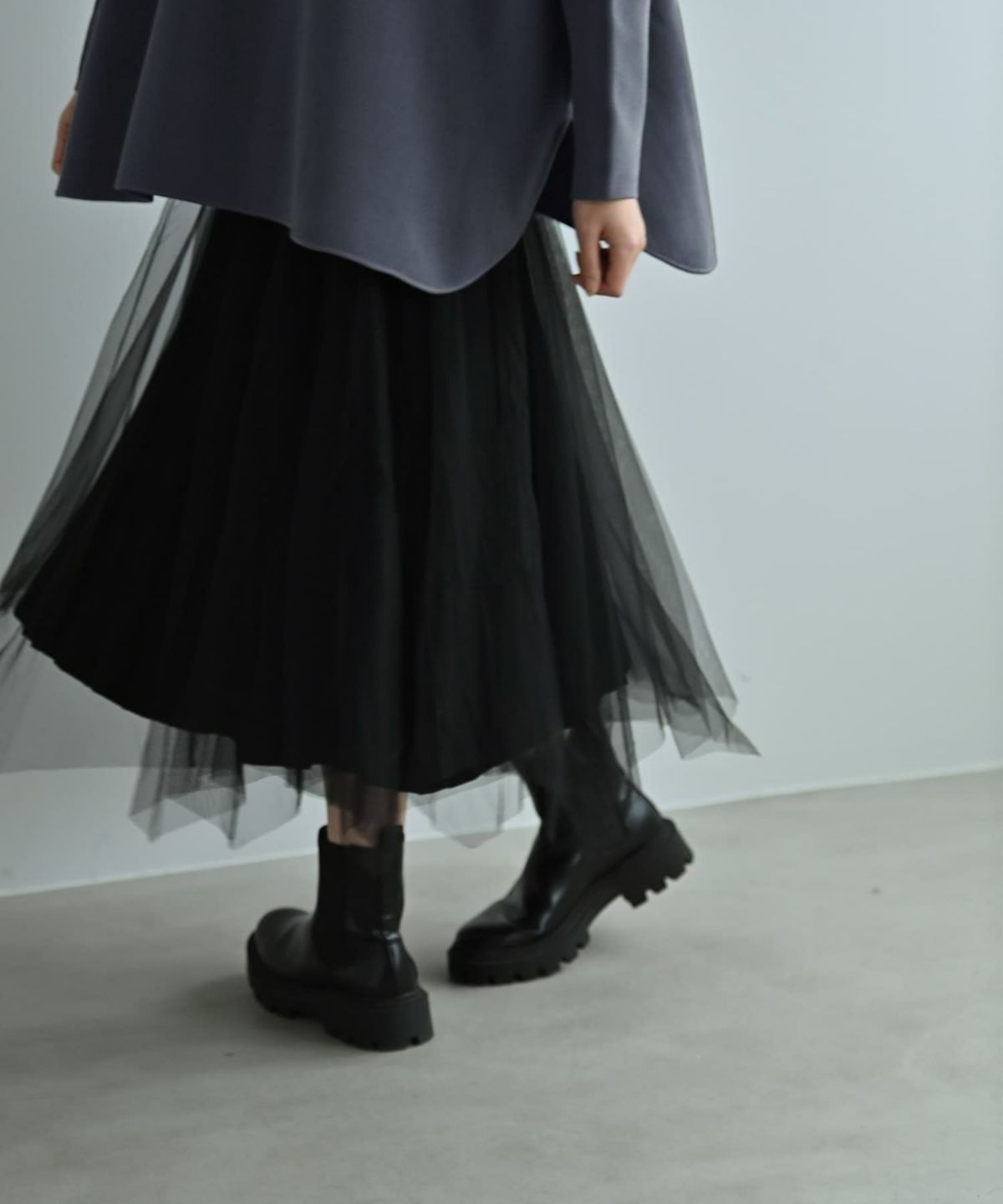 着用イメージ 170cm ブラック