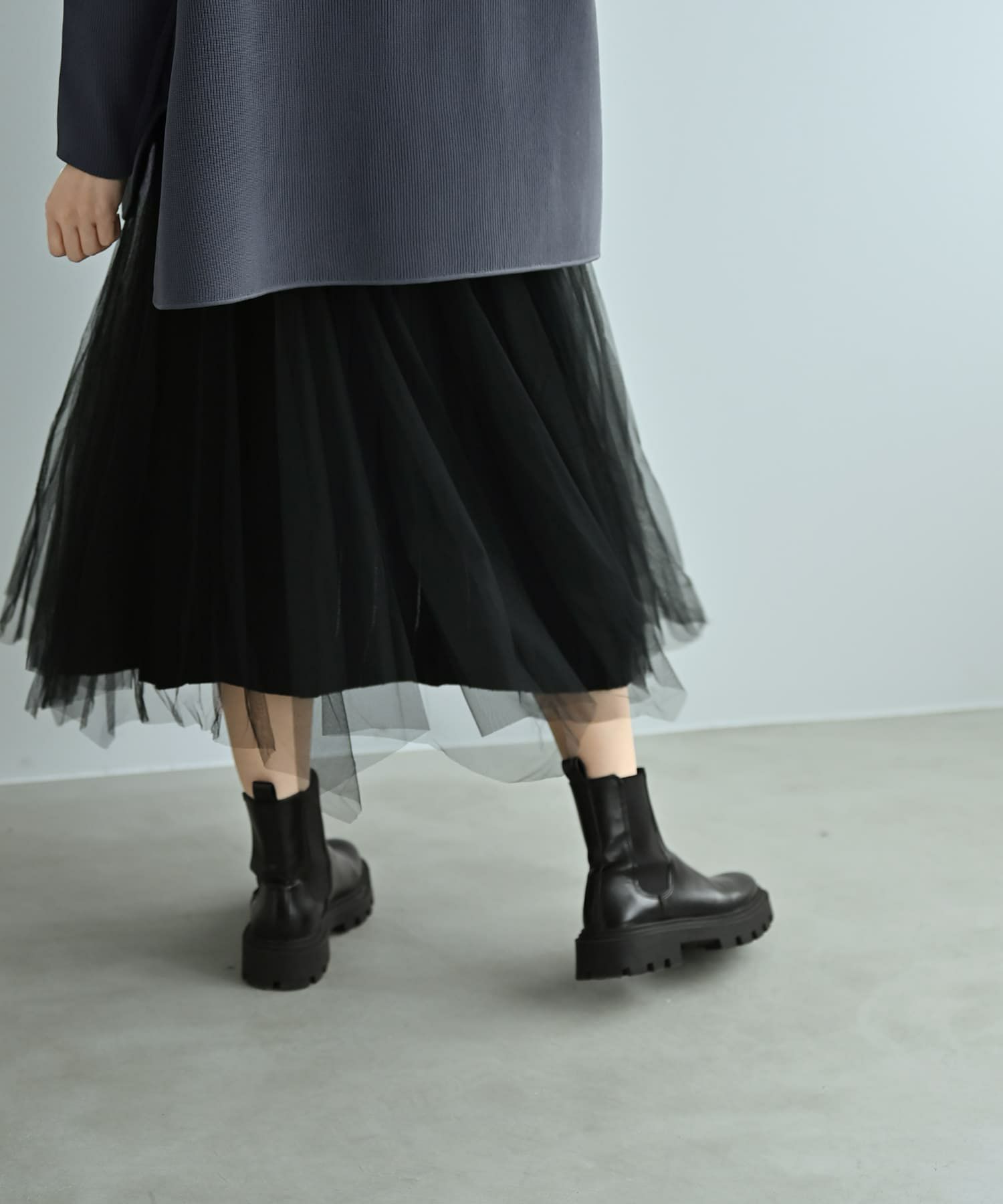 着用イメージ 170cm ブラック
