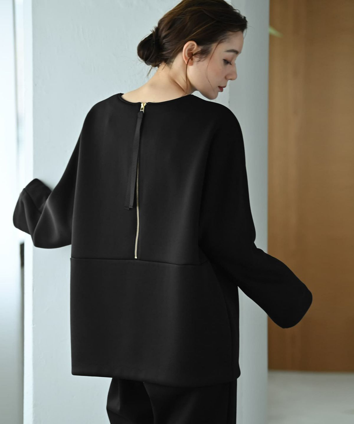 着用イメージ 170cm ブラック