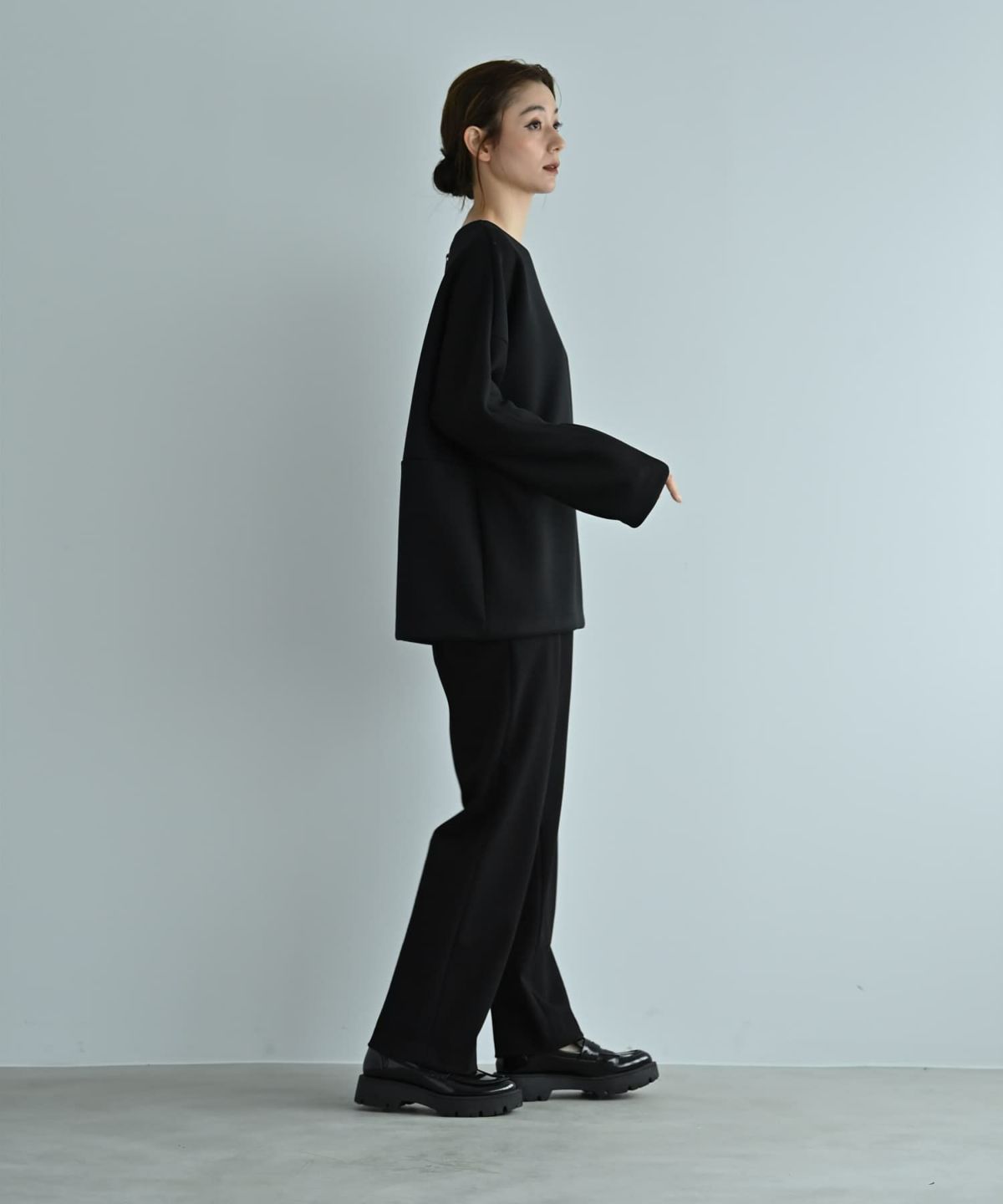 着用イメージ 170cm ブラック