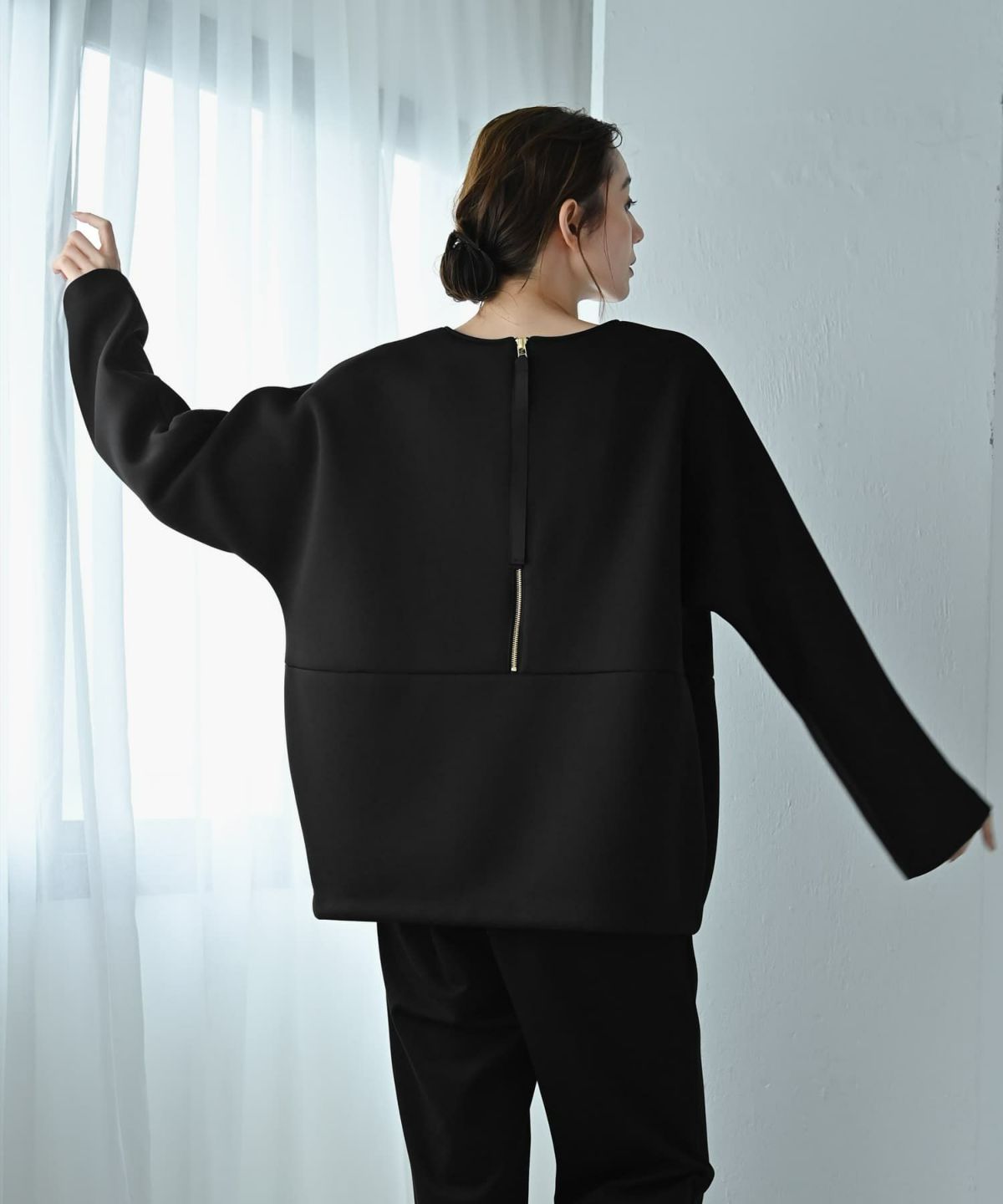 着用イメージ 170cm ブラック