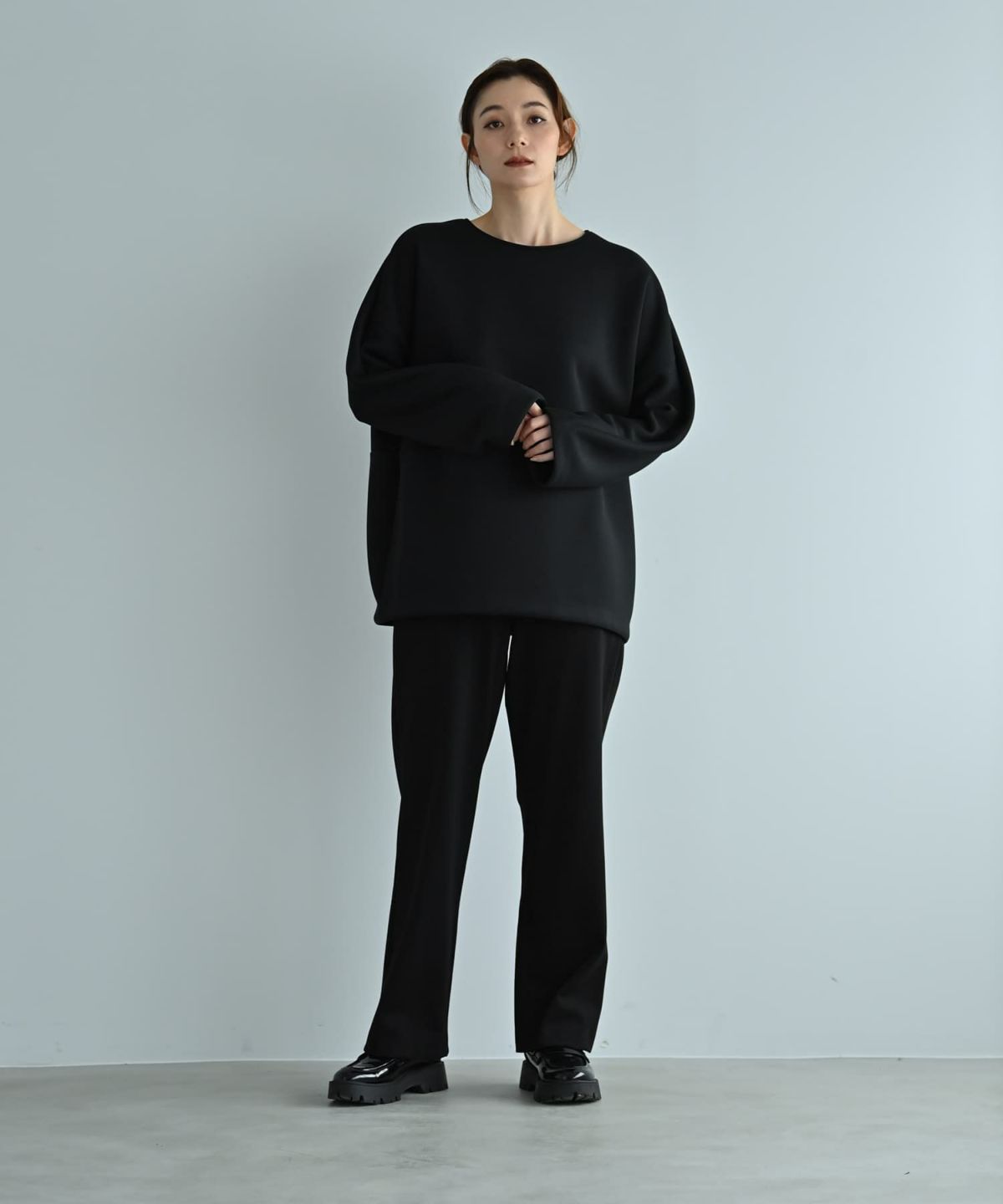 着用イメージ 170cm ブラック