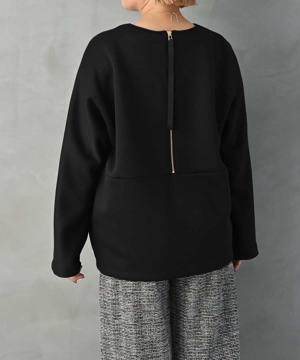 着用イメージ 163cm ブラック