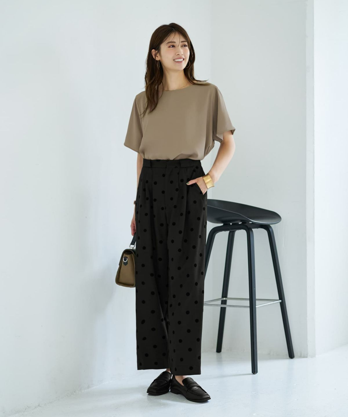 着用イメージ 167cm ブラック Sサイズ