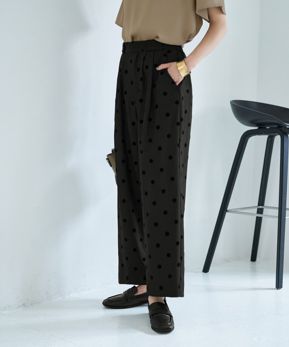 着用イメージ 167cm ブラック Sサイズ