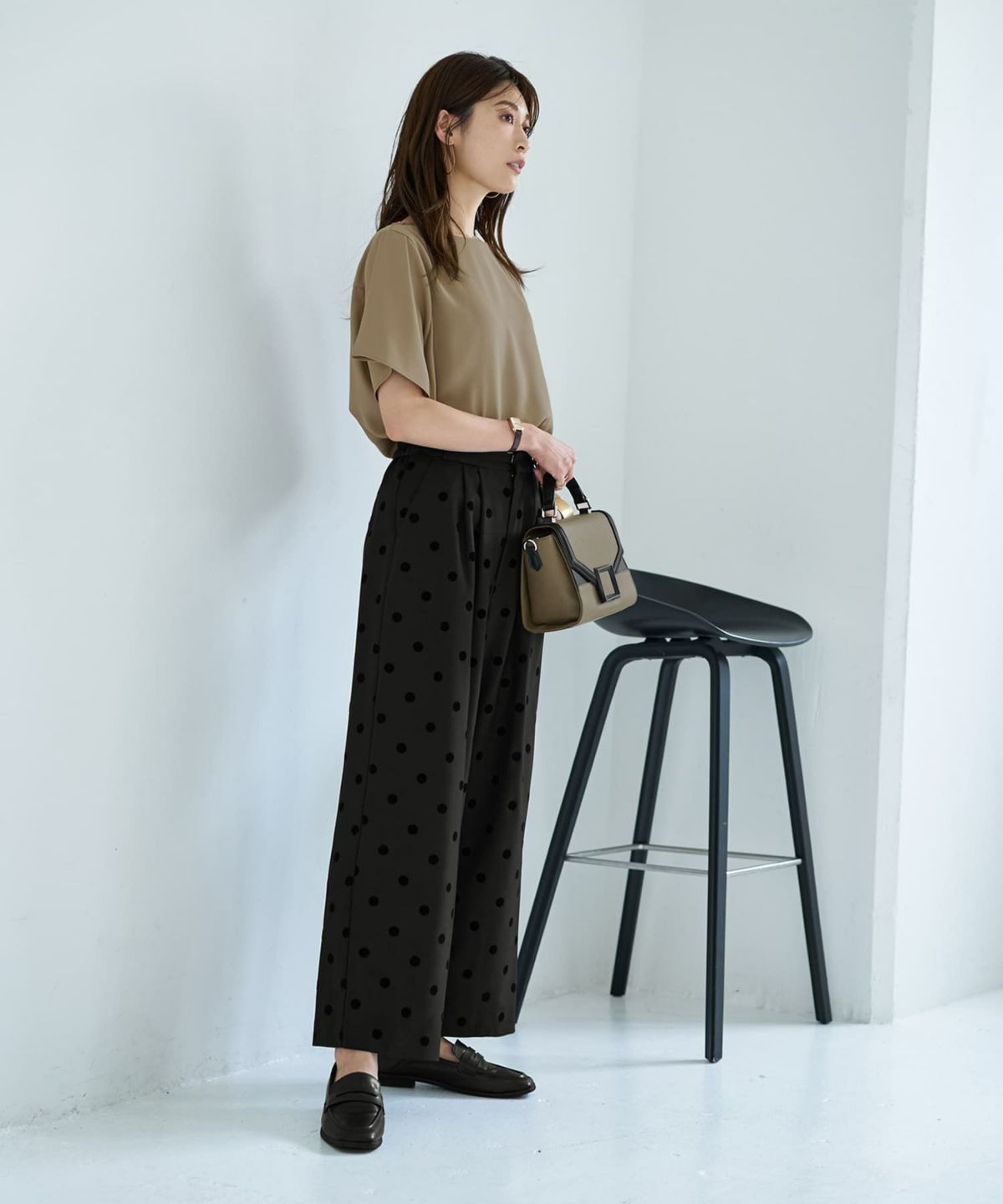 着用イメージ 167cm ブラック Sサイズ