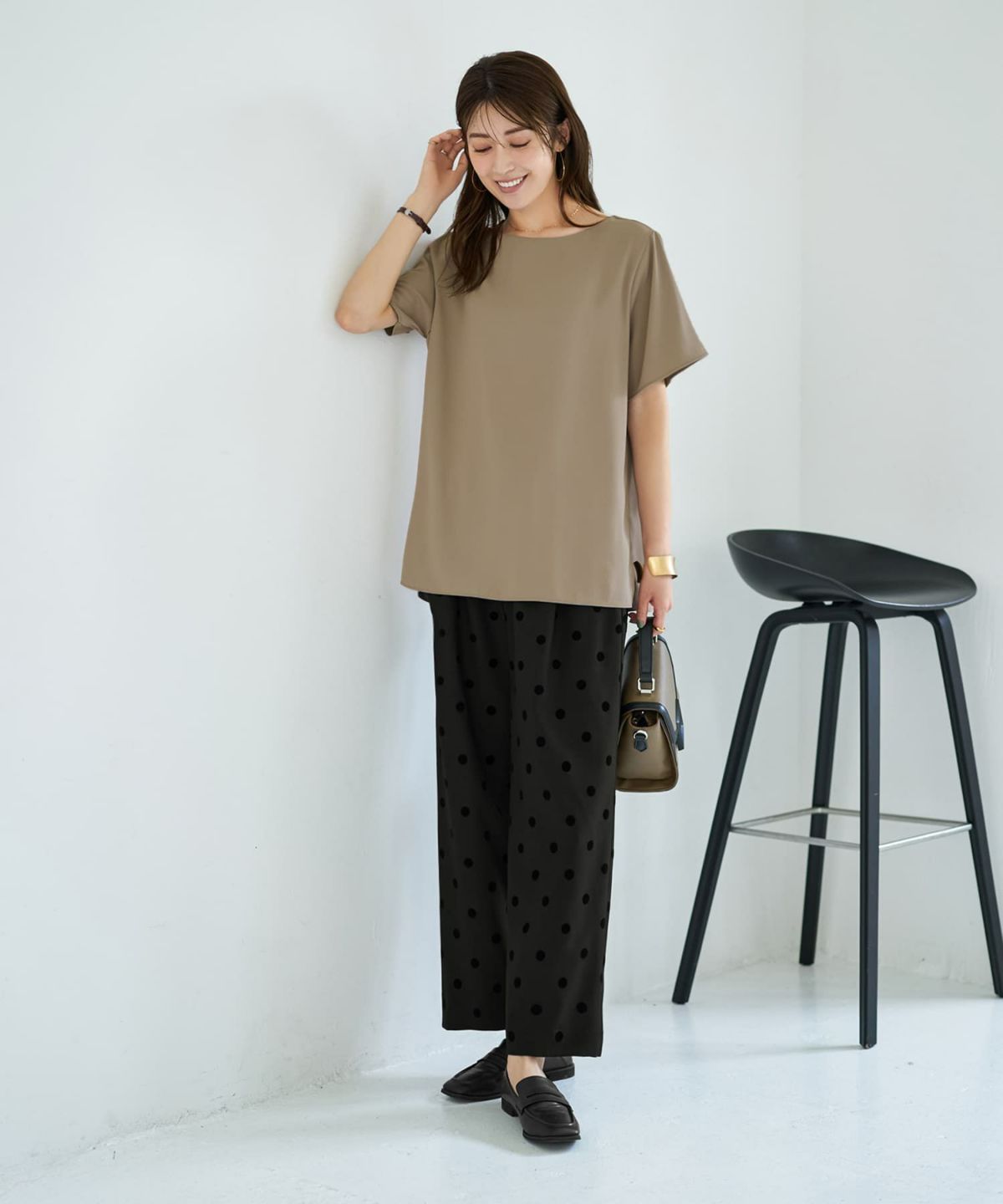 着用イメージ 167cm ブラック Sサイズ