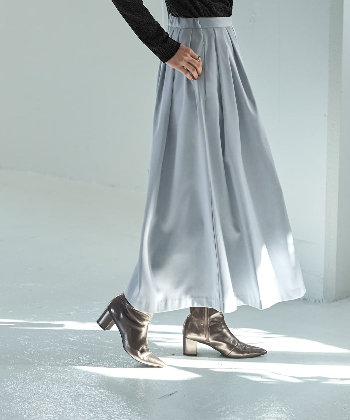 着用イメージ 166cm　02サイズ　アクアブルー