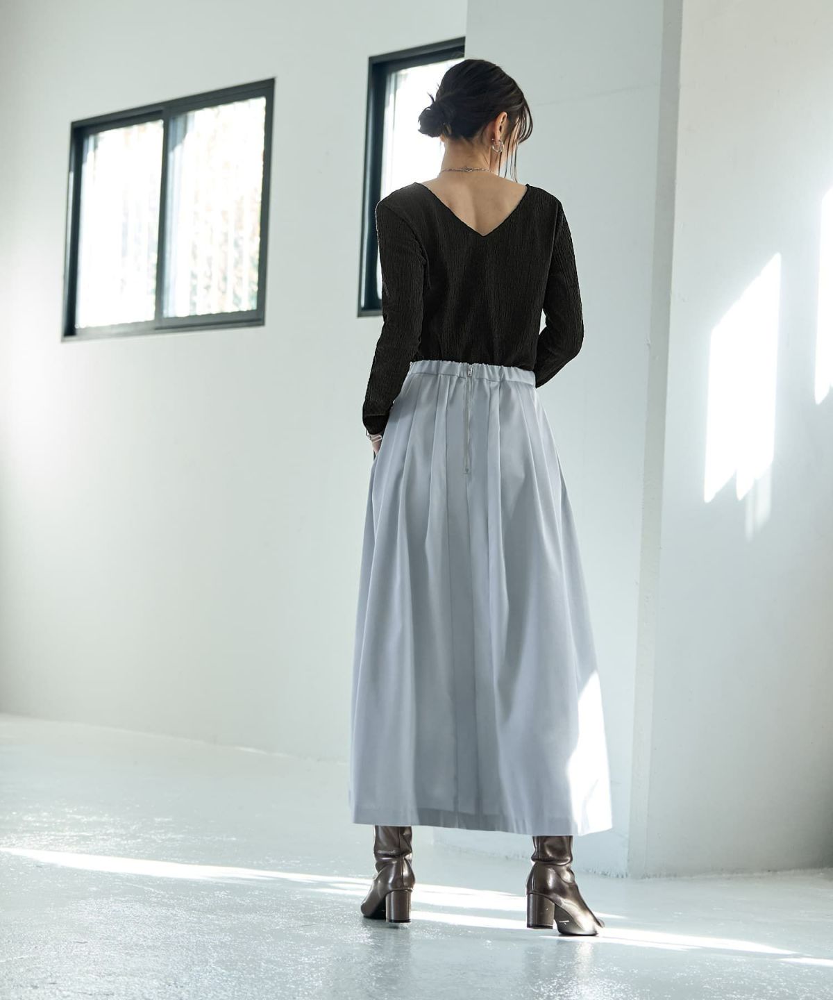 着用イメージ 166cm　02サイズ　アクアブルー