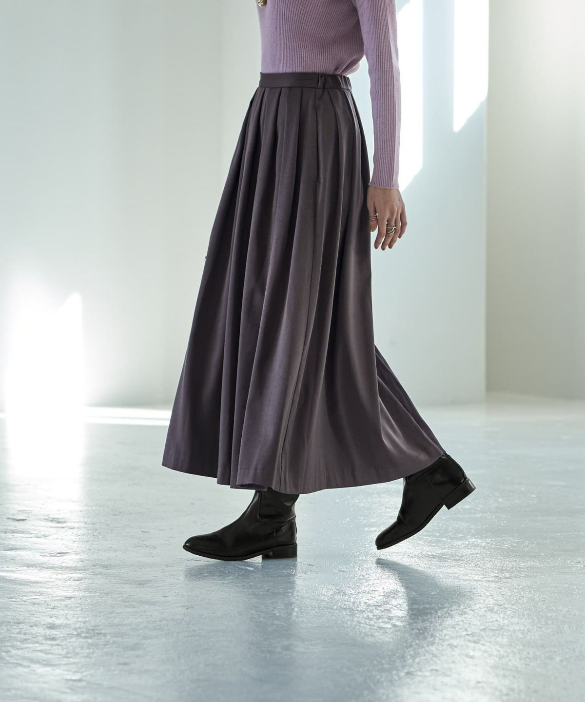 着用イメージ 166cm　02サイズ　チャコール