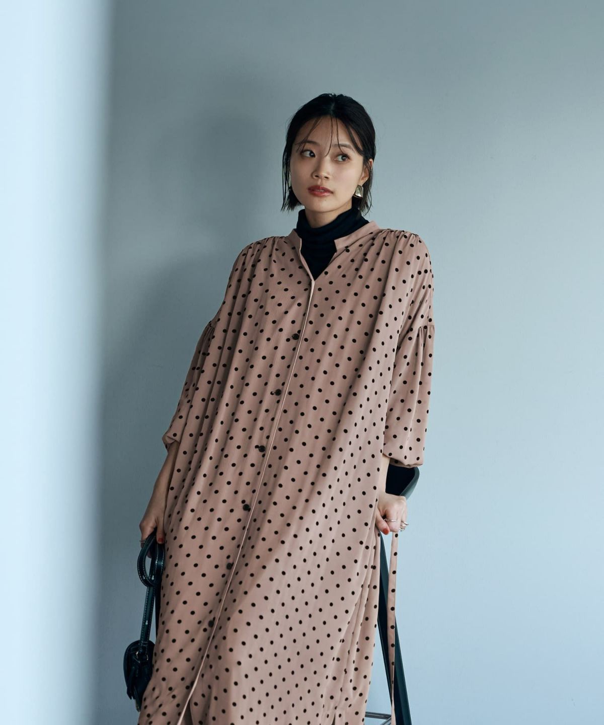 着用イメージ 167㎝　02サイズ　ベージュ