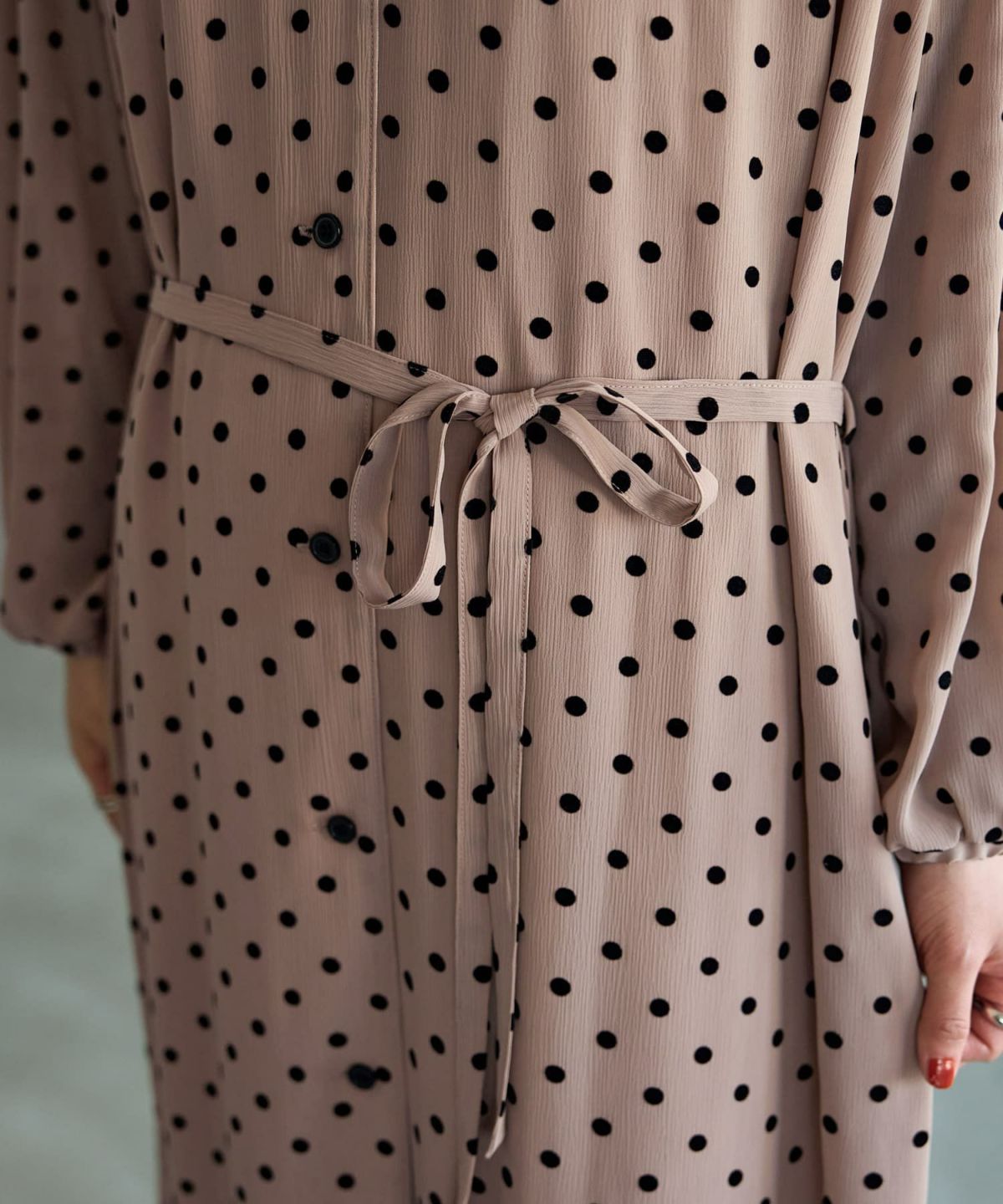 着用イメージ 167㎝　02サイズ　ベージュ